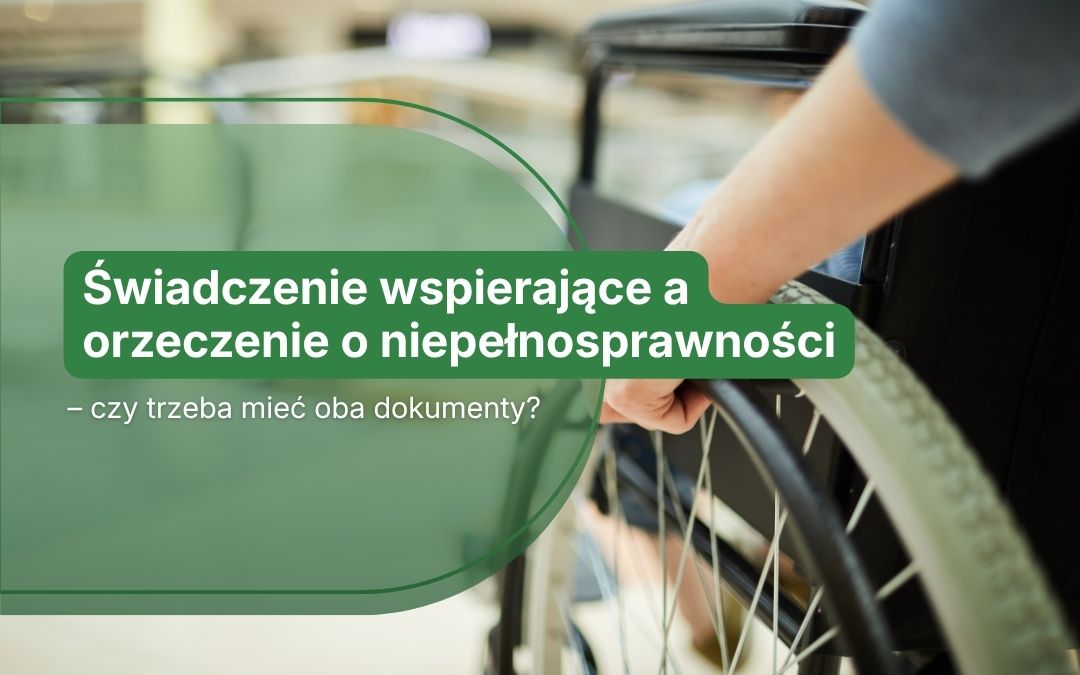 grafika przedstawia temat artykułu oraz osobę z niepełnosprawnościa